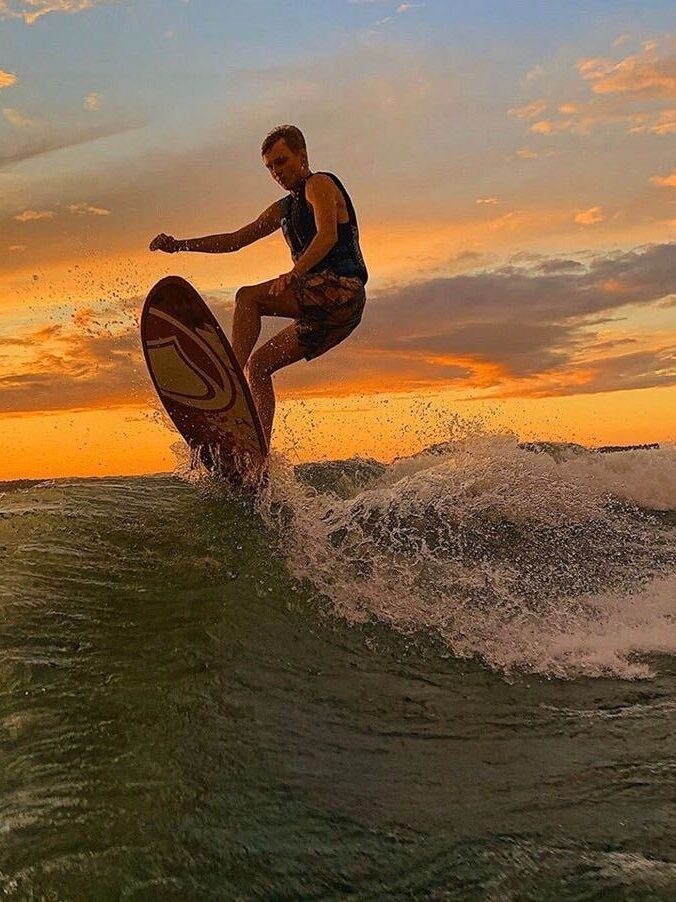 West Point Lake Surfing